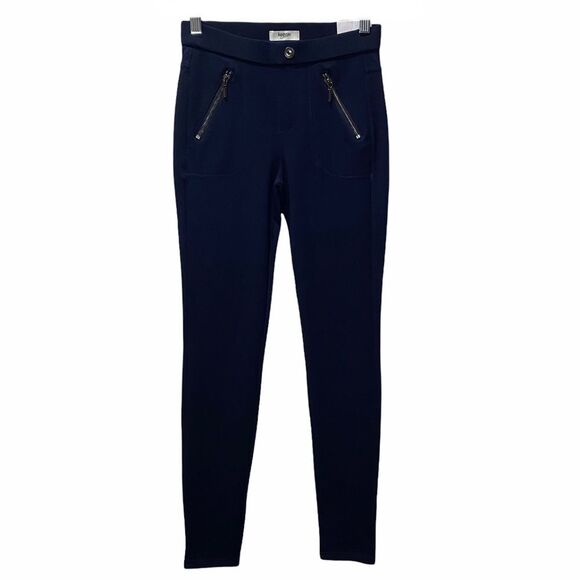 Kensie Pants - NWT Kenzie Jeans Moto Navy Slim Fit Stretch Slacks Size XS